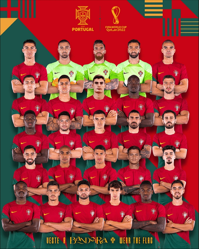카타르 월드컵 포르투갈 대표팀 명단