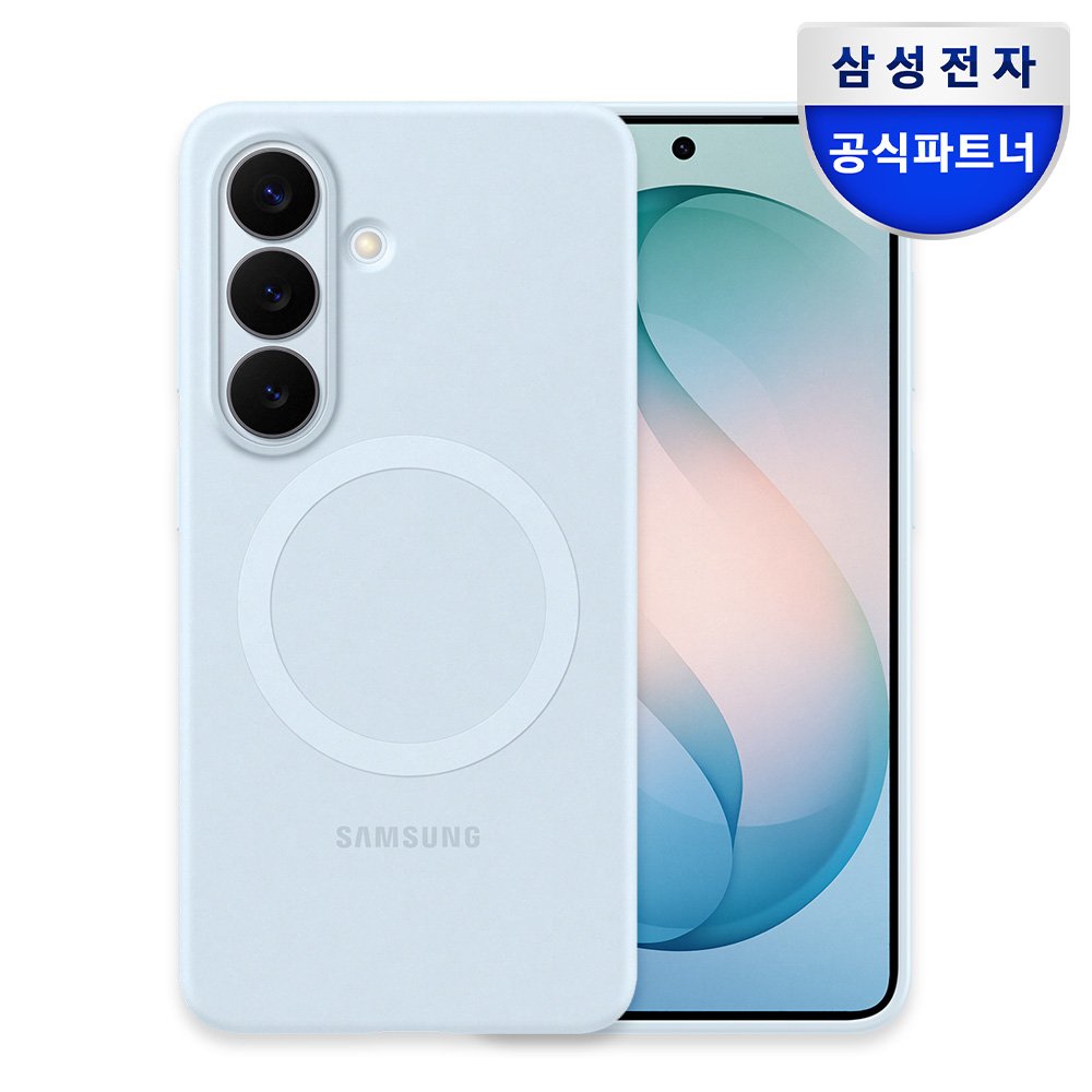 삼성 맥세이프 실리콘 마그넷 케이스 라이트블루, 갤럭시S26 상세 이미지 1