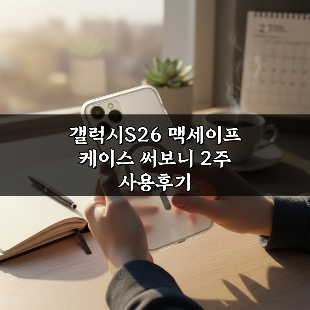 갤럭시S26 맥세이프 케이스 써보니 2주 사용후기