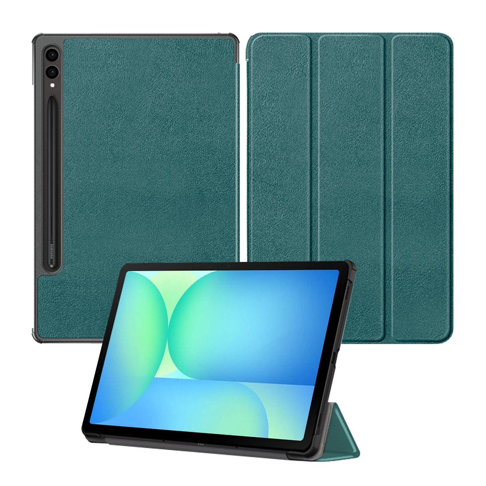 갤럭시탭 S9 FE 플러스 케이스 스마트 북커버 심플 블랙, 탭 S9 FE+/S9+ 상세 이미지 1