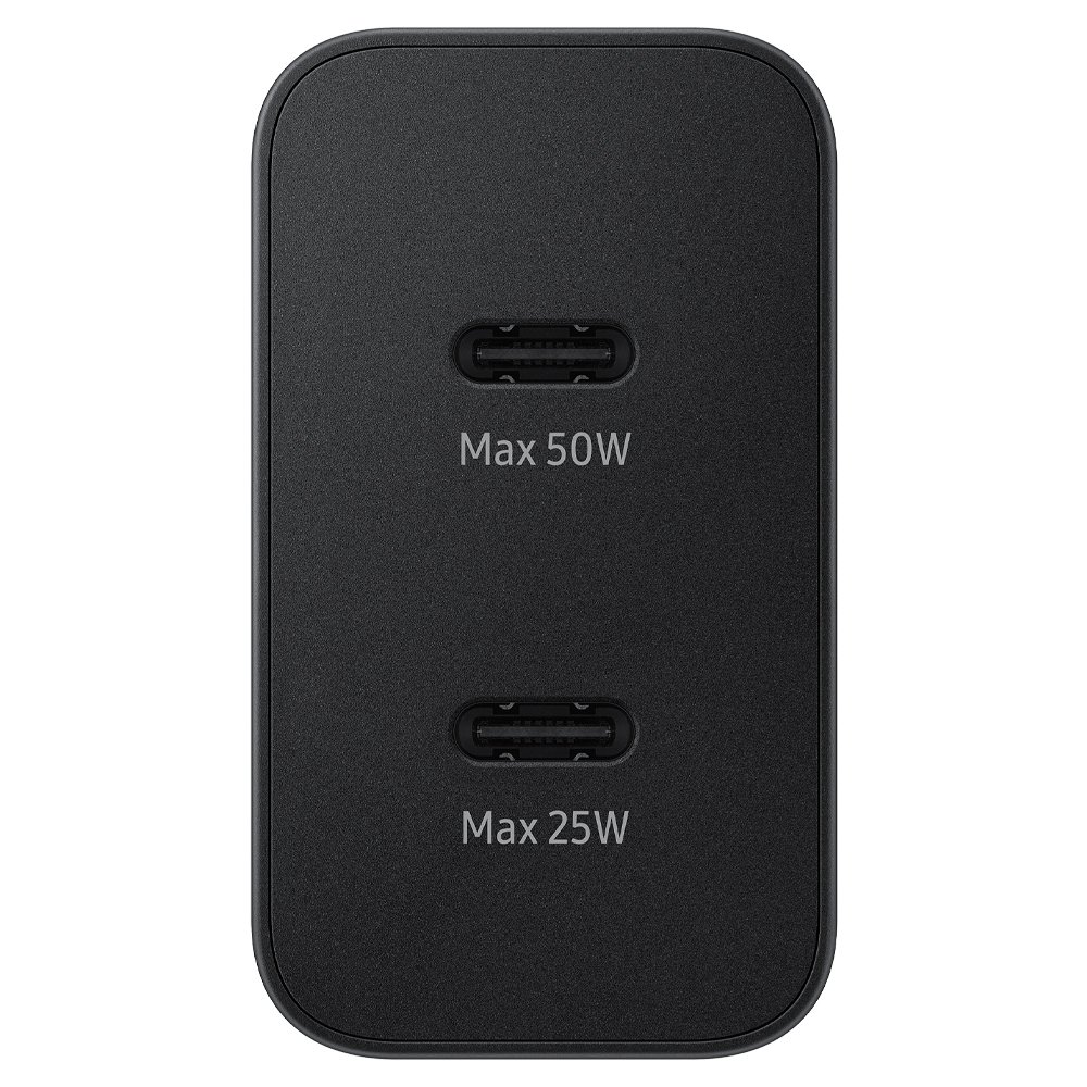 삼성 정품 C타입 50W 초고속 갤럭시 듀얼포트 충전기 PD 3.0 PPS 충전 어탭터 케이블 포함 상세 이미지 2