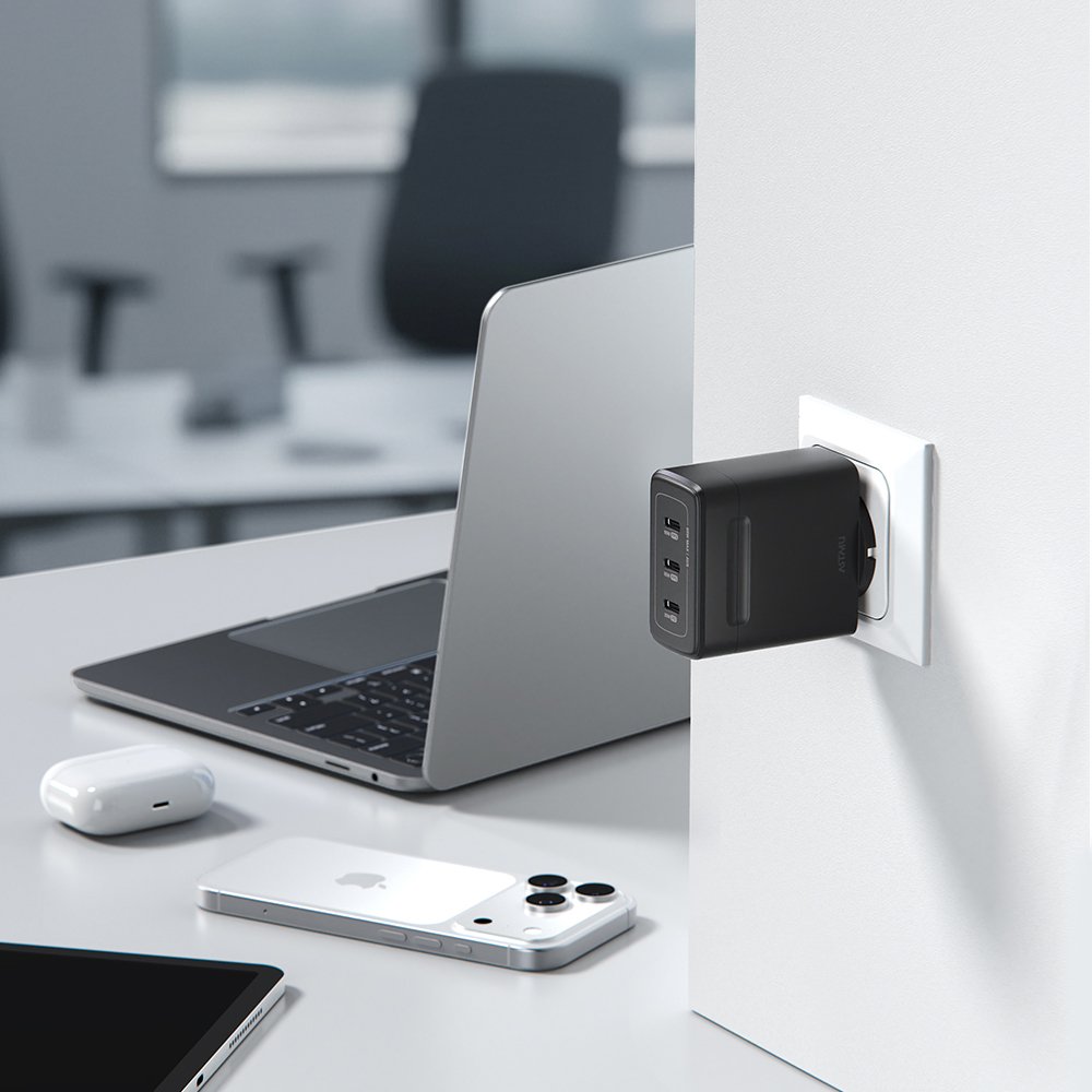 PD 3.2 65W AVS GaN 접지 멀티 초고속 충전기 GB653 블랙 상세 이미지 2