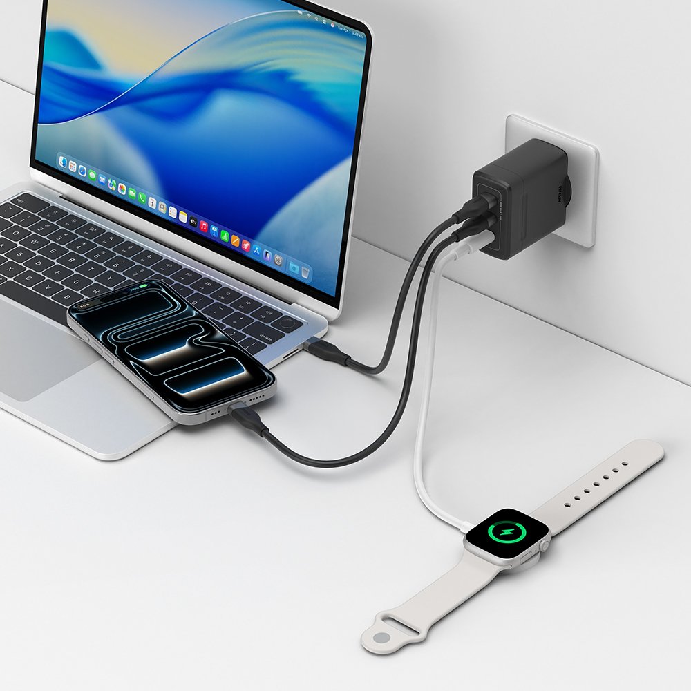 PD 3.2 65W AVS GaN 접지 멀티 초고속 충전기 GB653 블랙 상세 이미지 1