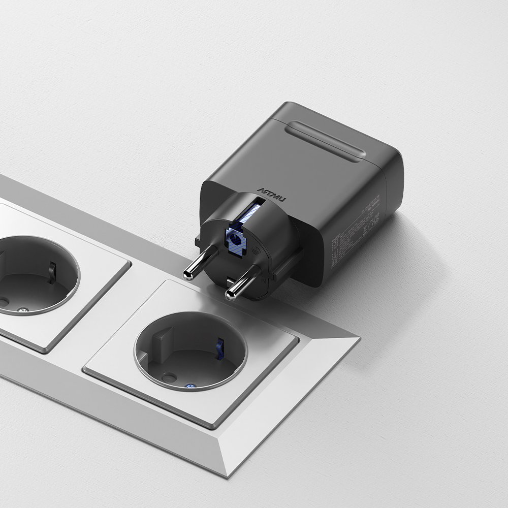 PD 3.2 65W AVS GaN 접지 멀티 초고속 충전기 GB653 블랙 상세 이미지 2