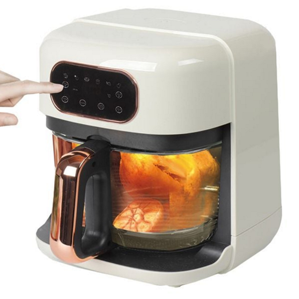 스마트에어 글라스 에어프라이어 로티세리 유리 에어프라이어 대용량 가정용 상세 이미지 1