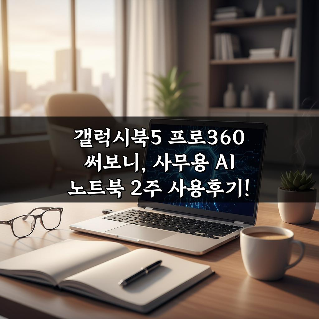 갤럭시북5 프로360 써보니, 사무용 AI 노트북 2주 사용후기!