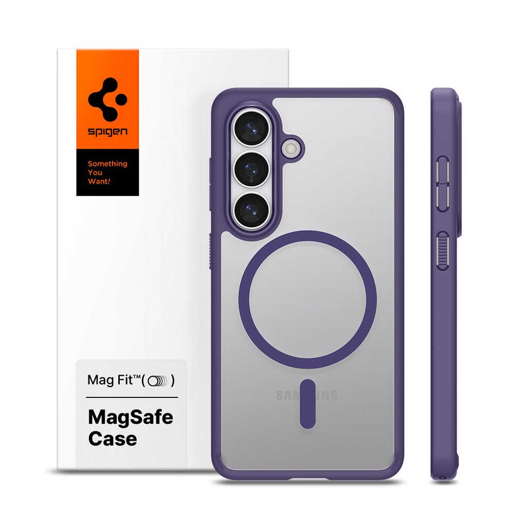 20W 충전 슈피겐 갤럭시 맥세이프 케이스 울트라하이브리드맥핏 딥퍼플, 갤럭시S26 플러스 상세 이미지 1