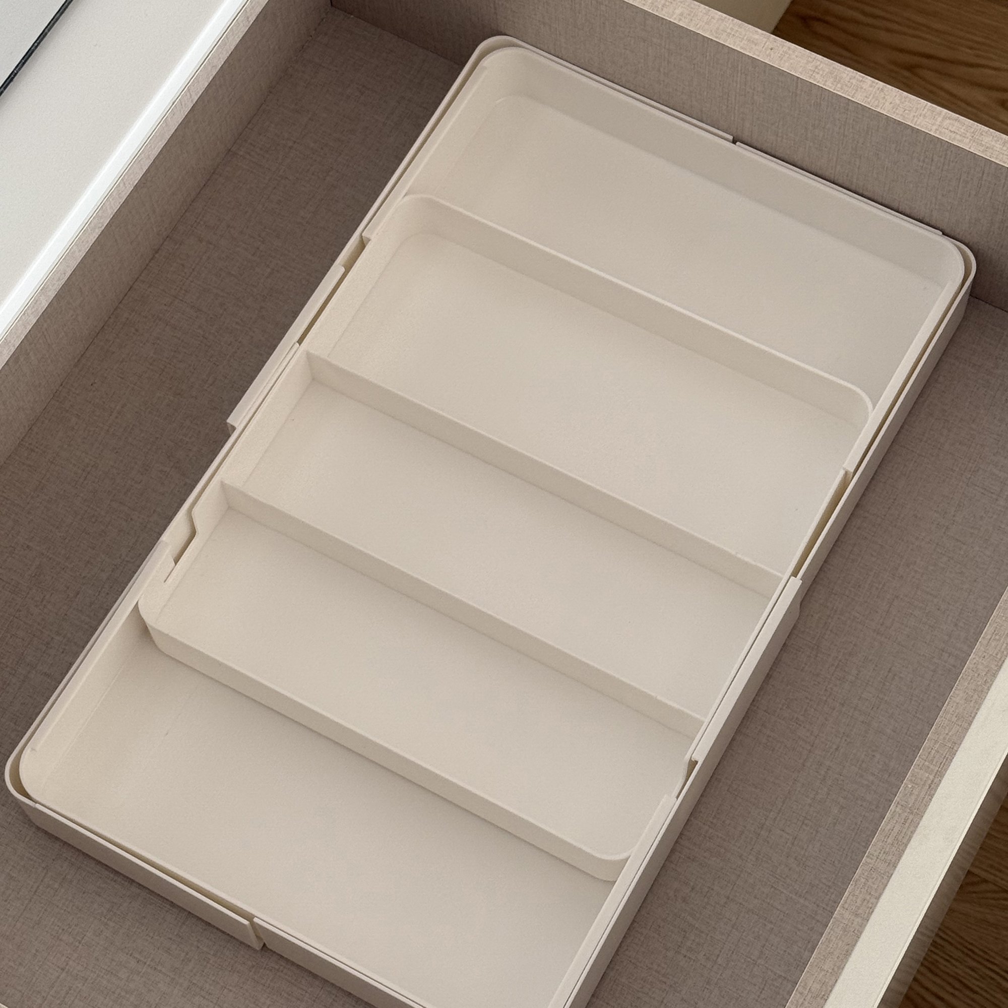 심플팩토리 길이조절 정리함 다용도 수납함 보관함 서랍 트레이 상세 이미지 1