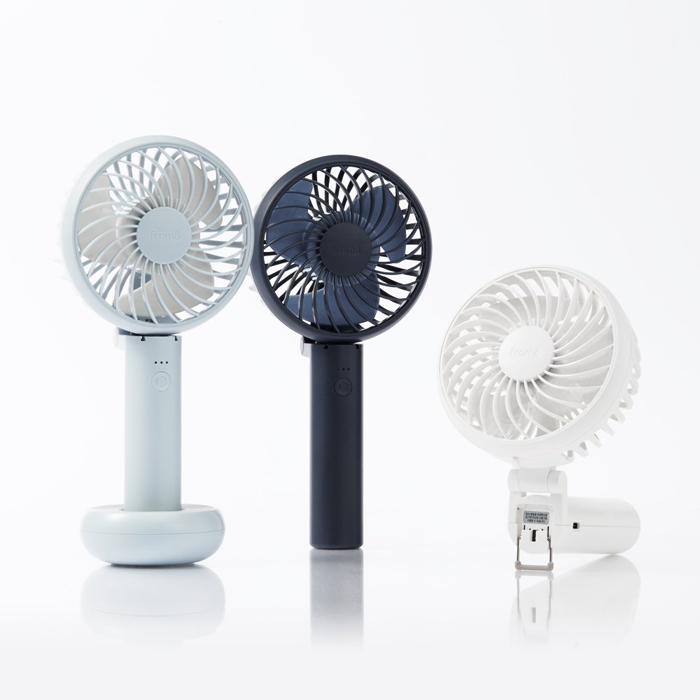 프롬비 사일런트스톰 미니 휴대용 선풍기 접이식 무소음 탁상겸용 FA135 스노우화이트 상세 이미지 1