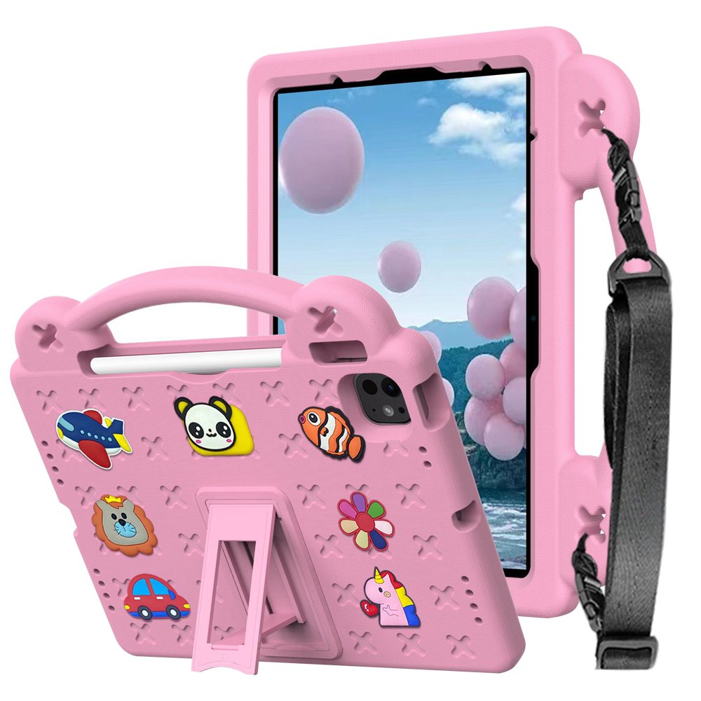 아이패드 프로 12.9 4세대 3세대 케이스 범퍼 유아 키즈 에바폼 애니멀비츠 퍼플, 프로 4/3세대 12.9 상세 이미지 1