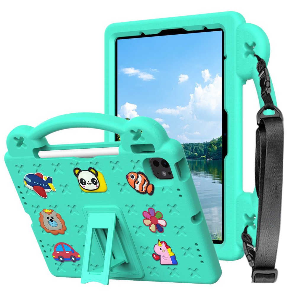 아이패드 프로 12.9 4세대 3세대 케이스 범퍼 유아 키즈 에바폼 애니멀비츠 퍼플, 프로 4/3세대 12.9 상세 이미지 2
