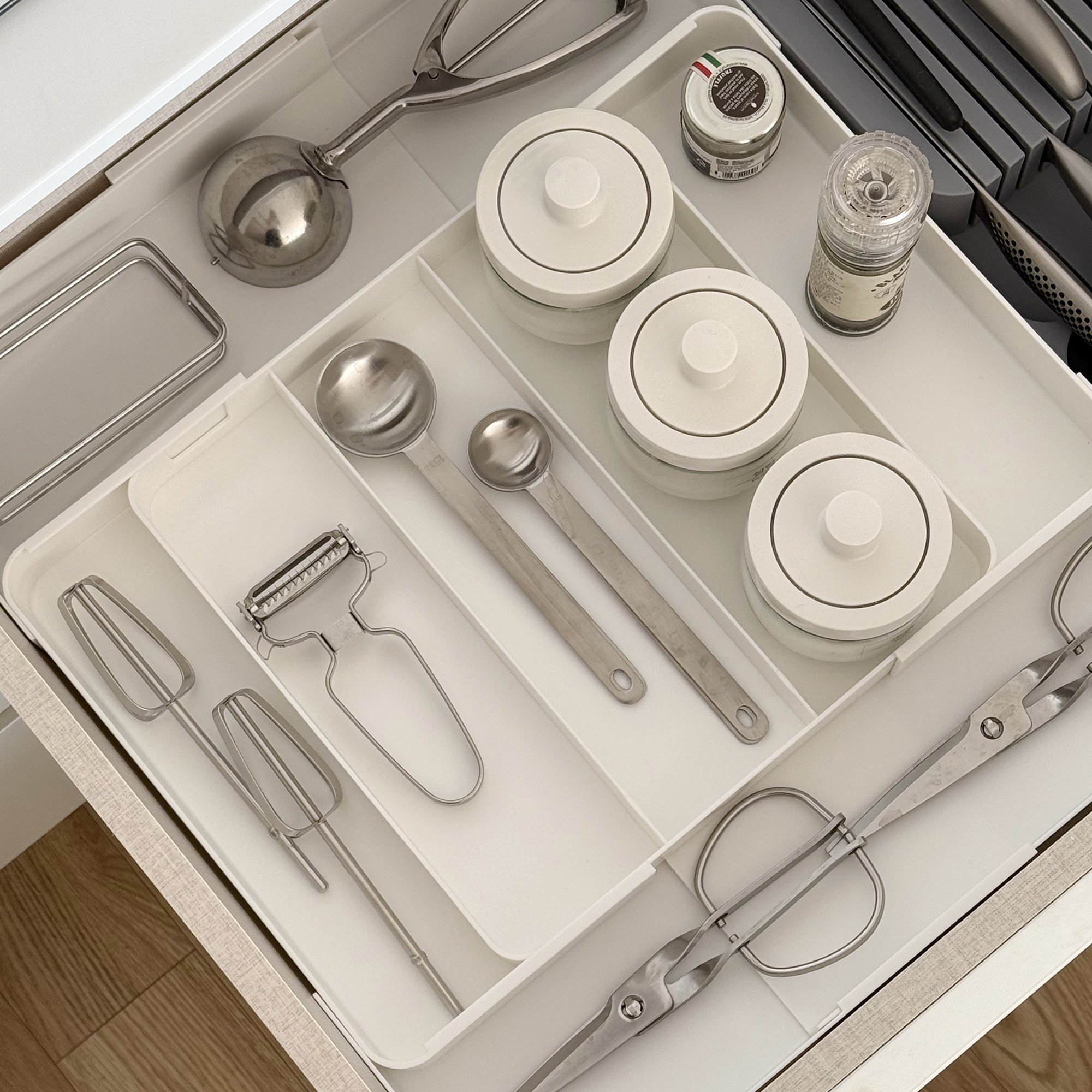 심플팩토리 길이조절 정리함 다용도 수납함 보관함 서랍 트레이 상세 이미지 1