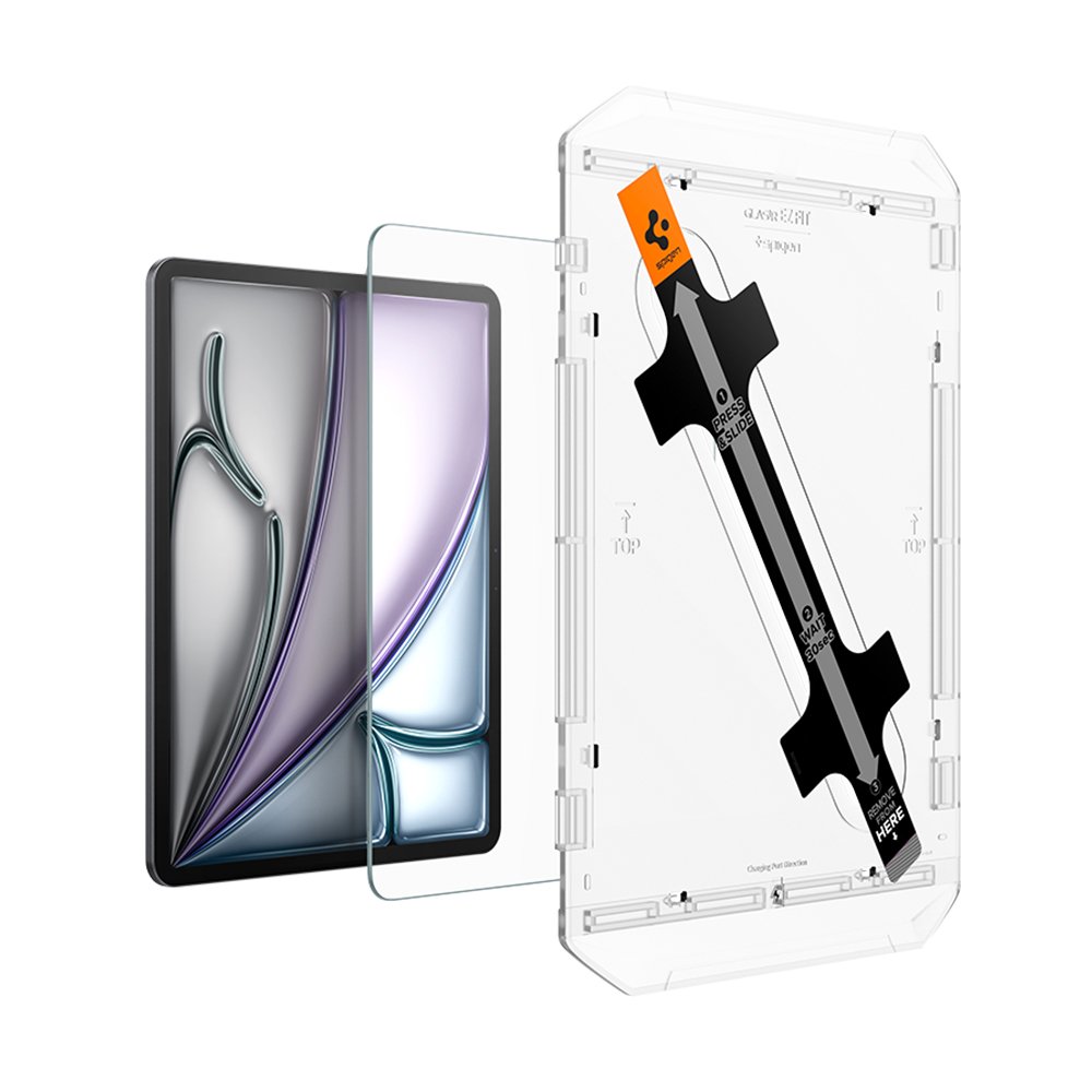 아이패드 에어 13 M4 8세대 아이패드 저반사 강화유리 액정보호필름 글라스tR 이지핏 AR 에어 13 M4 8세대, 1매입 상세 이미지 2