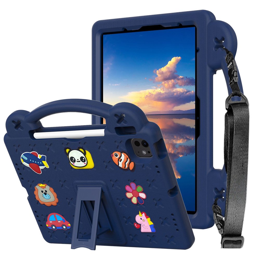 아이패드 프로 12.9 4세대 3세대 케이스 범퍼 유아 키즈 에바폼 애니멀비츠 퍼플, 프로 4/3세대 12.9 상세 이미지 2