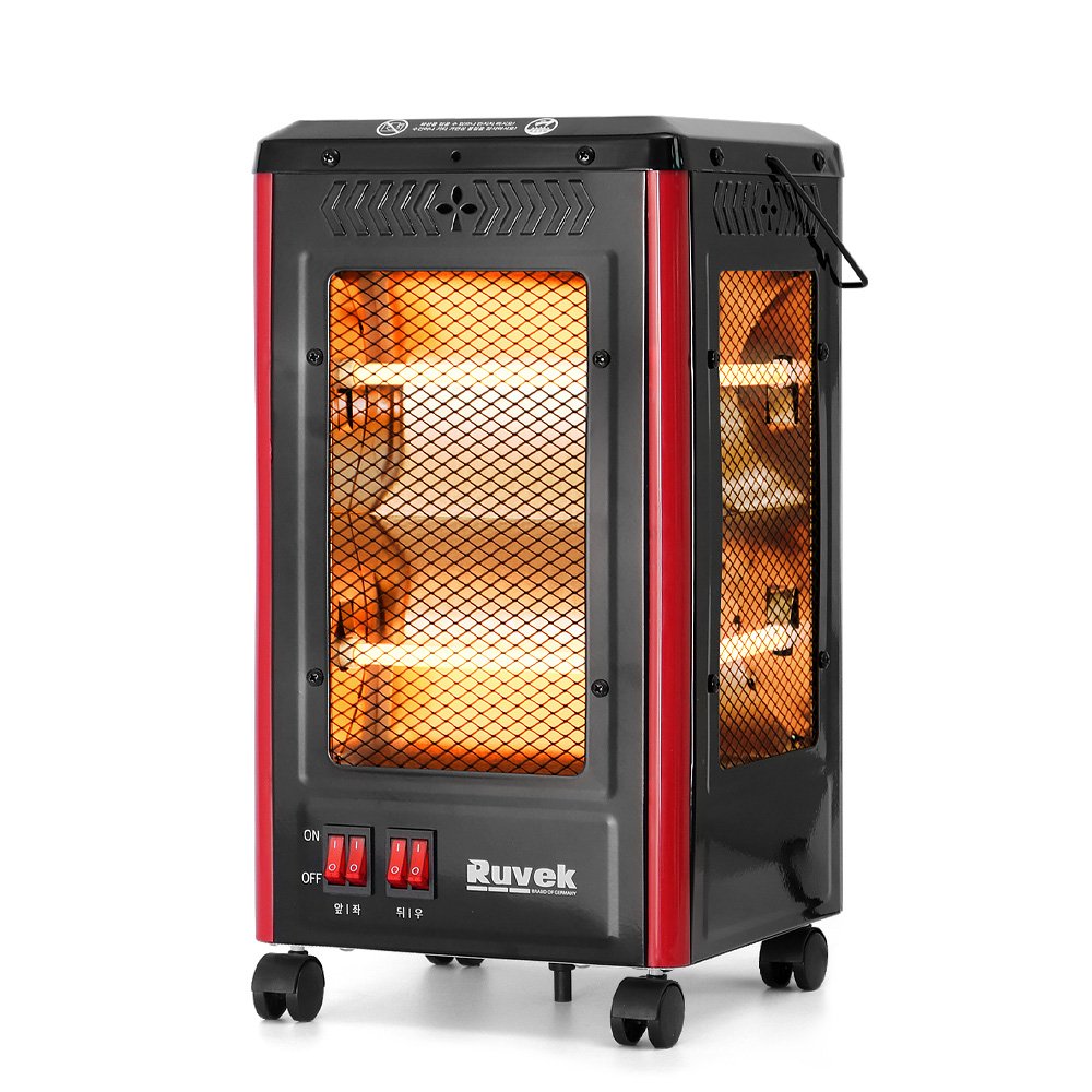 루베크 오방난로 전기히터 가정용 전기난로 사무실 난방기 상세 이미지 2
