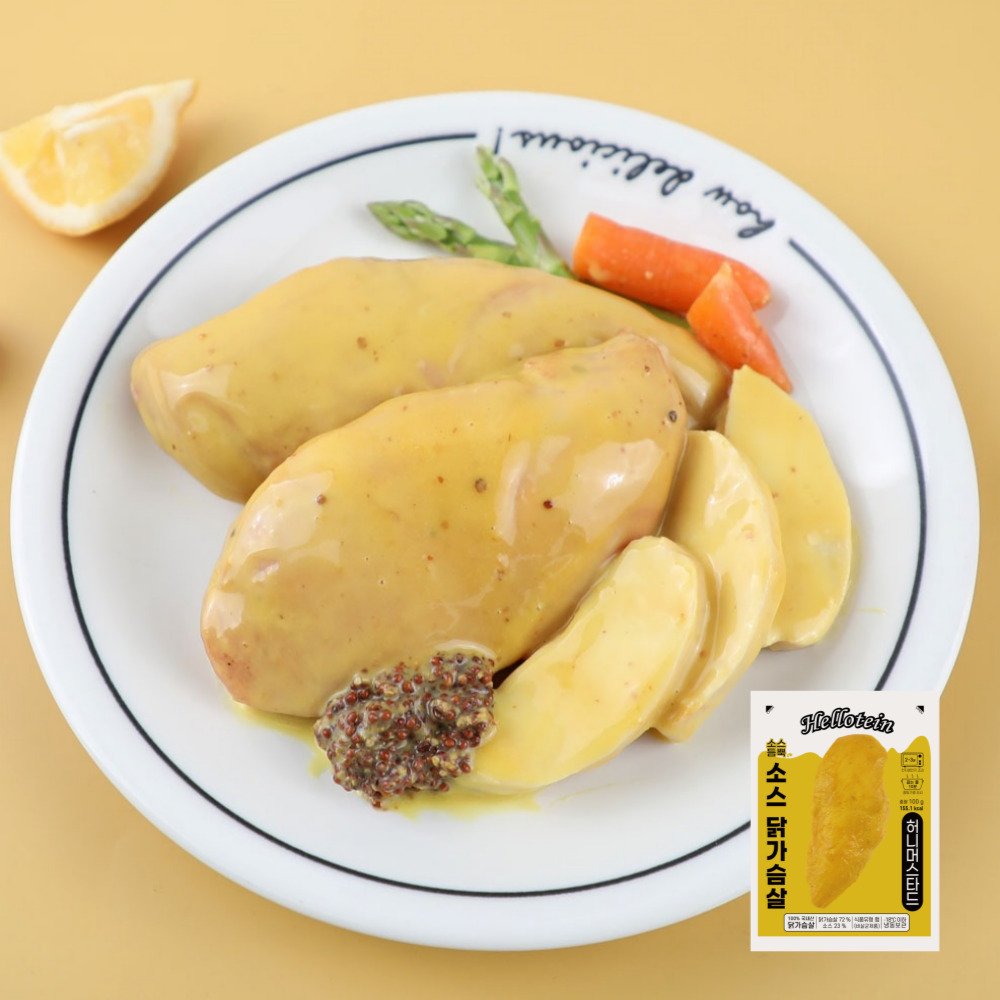 헬로틴 냉동 스팀 닭가슴살 12종 100g 오다닭 훈제 수비드 단백질 상세 이미지 2