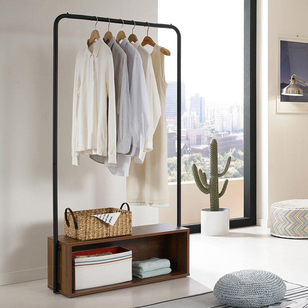 스탠드 수납 서랍 행거 800/ 다용도 옷걸이 조립식 옷장 상세 이미지 2