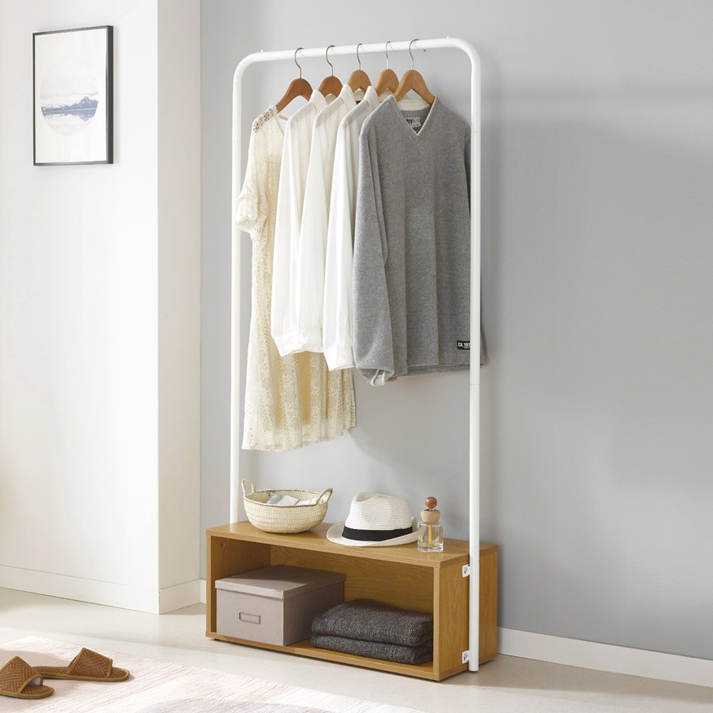 스탠드 수납 서랍 행거 800/ 다용도 옷걸이 조립식 옷장 상세 이미지 2