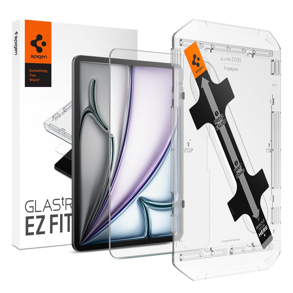 아이패드 에어 13 M4 8세대 아이패드 저반사 강화유리 액정보호필름 글라스tR 이지핏 AR 에어 13 M4 8세대, 1매입 상세 이미지 1