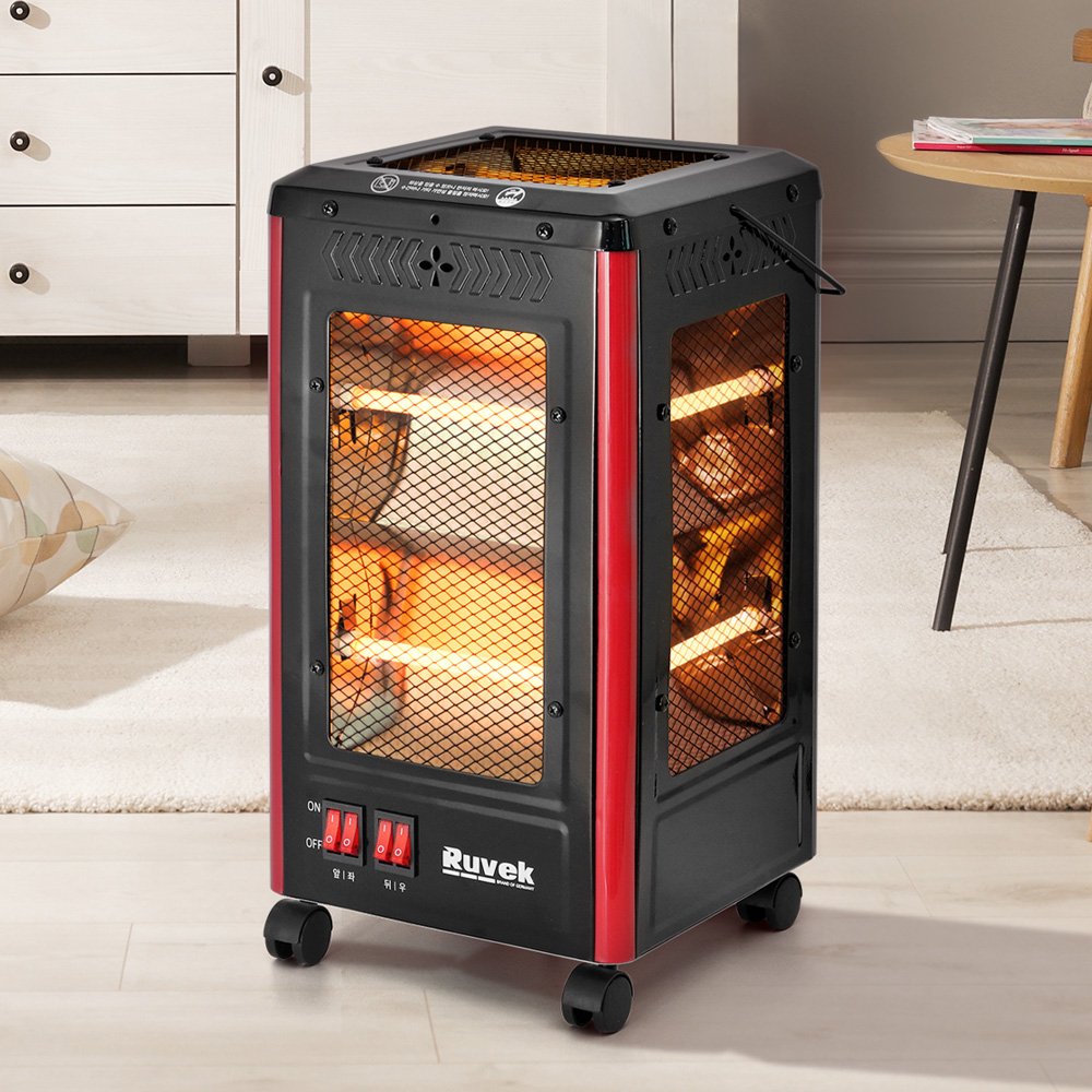 루베크 오방난로 전기히터 가정용 전기난로 사무실 난방기 상세 이미지 1