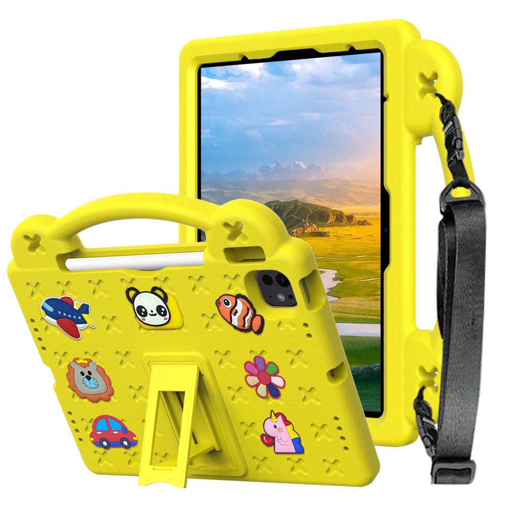 아이패드 프로 12.9 4세대 3세대 케이스 범퍼 유아 키즈 에바폼 애니멀비츠 퍼플, 프로 4/3세대 12.9 상세 이미지 1