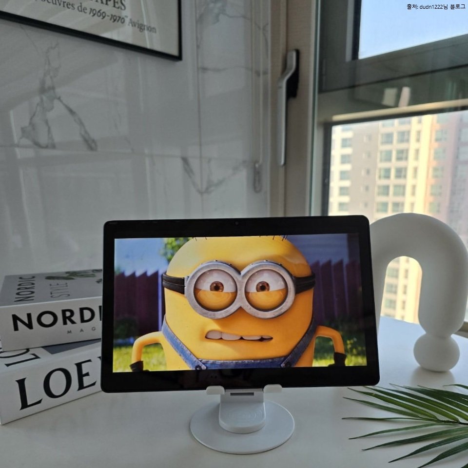 마운트뷰 휴대용 태블릿거치대 접이식 책상 아이패드 미니 갤럭시탭 거치대 포터블모니터 받침대 상세 이미지 2