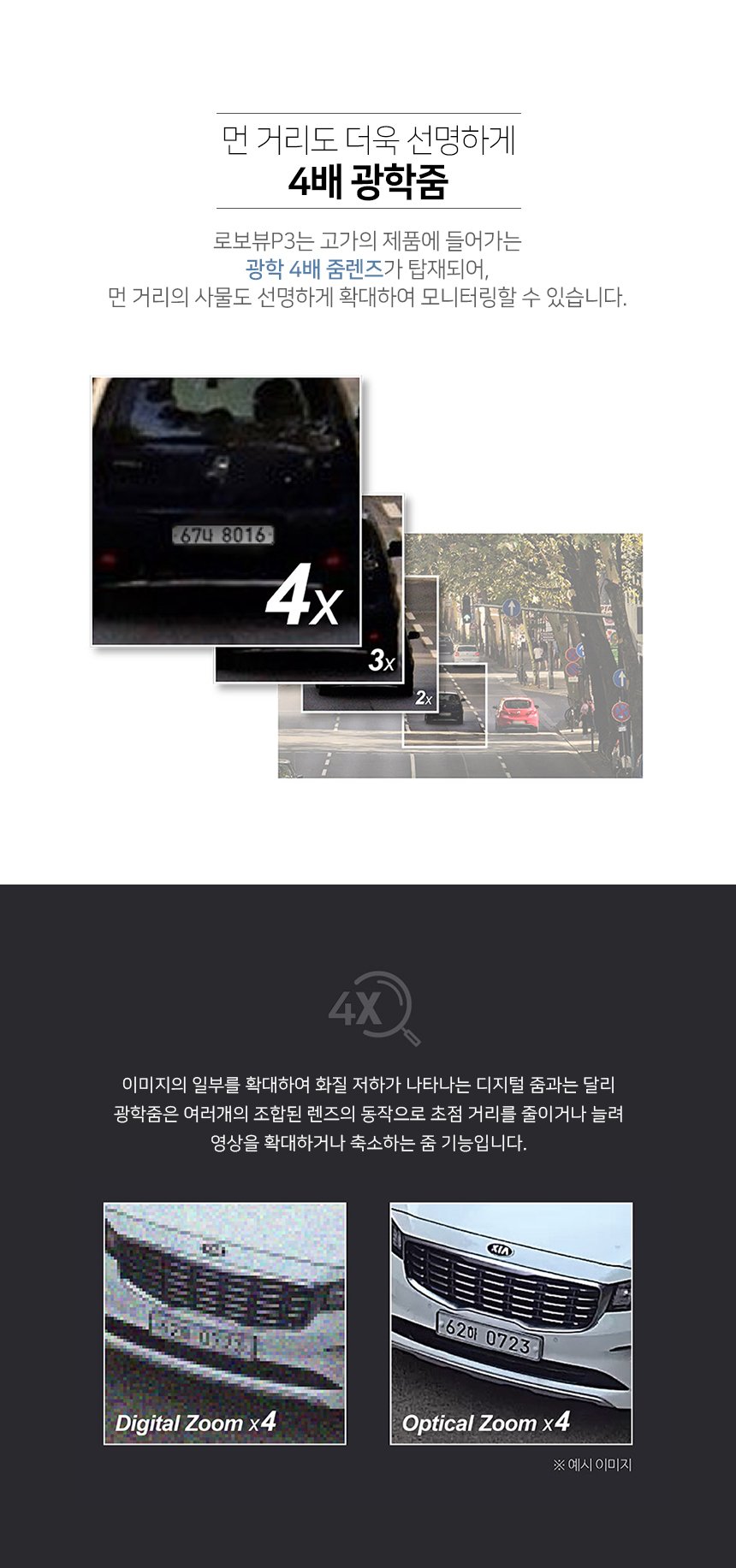 글로벌아이넷 로보뷰 P3 홈 CCTV 캠 2.8mm-12mm 광학줌 QHD 상세 이미지 1