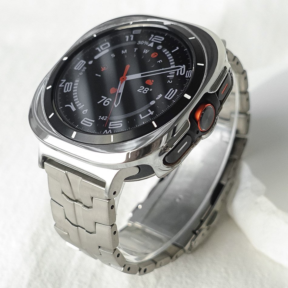 티타니즘 갤럭시워치7 6 5 4 티타늄 스트랩 원터치 메탈 클래식 44mm 40mm 호환 상세 이미지 2