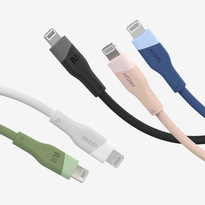 실키 USB C타입 to 라이트닝 8핀 MFi 고속충전 케이블 50cm 상세 이미지 1