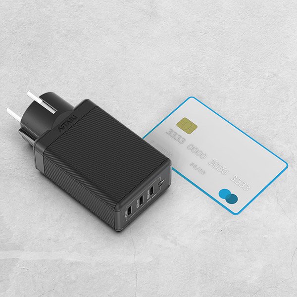 USB PD 100W PPS GaN 접지 멀티 초고속 충전기 GS710 블랙 상세 이미지 1