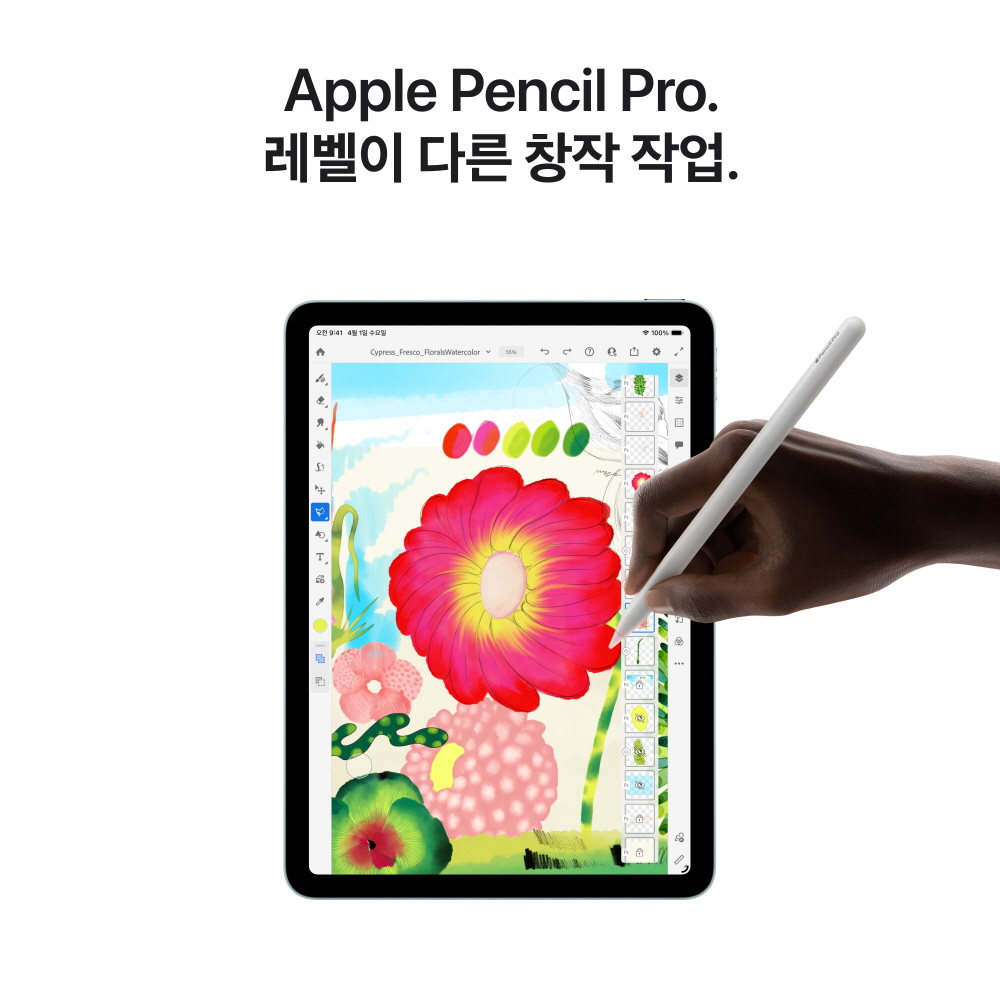 (1차예약) 애플 아이패드 에어 11 M4 WiFi 256GB 퍼플 MH394KH/A 상세 이미지 2