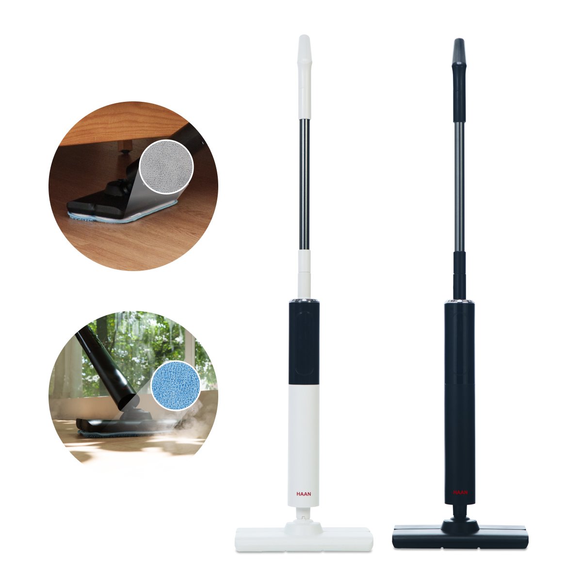 한경희 스팀살균&마른걸레 듀얼 스팀청소기 HESM-D1600 상세 이미지 1