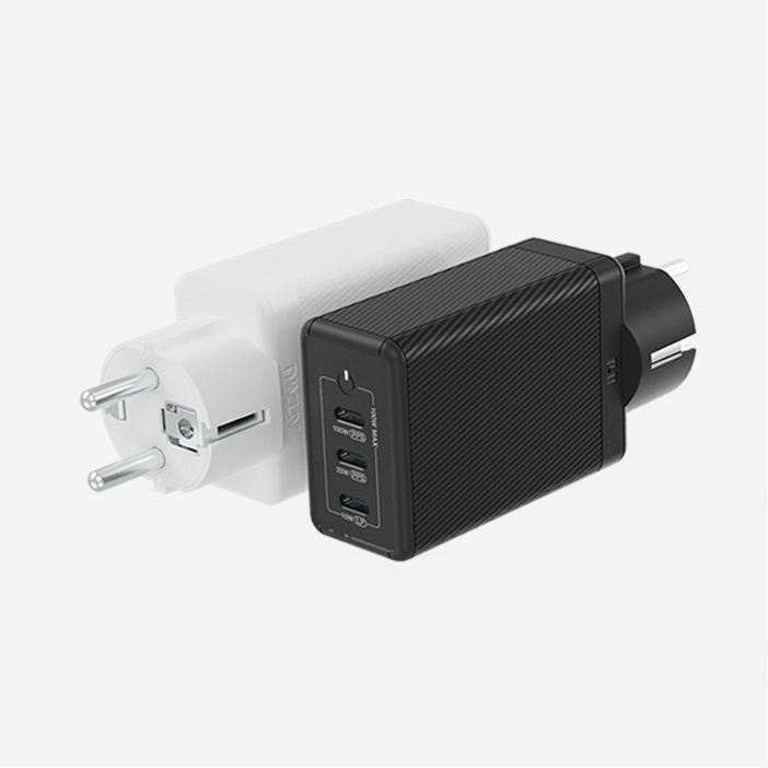 USB PD 100W PPS GaN 접지 멀티 초고속 충전기 GS710 블랙 상세 이미지 1