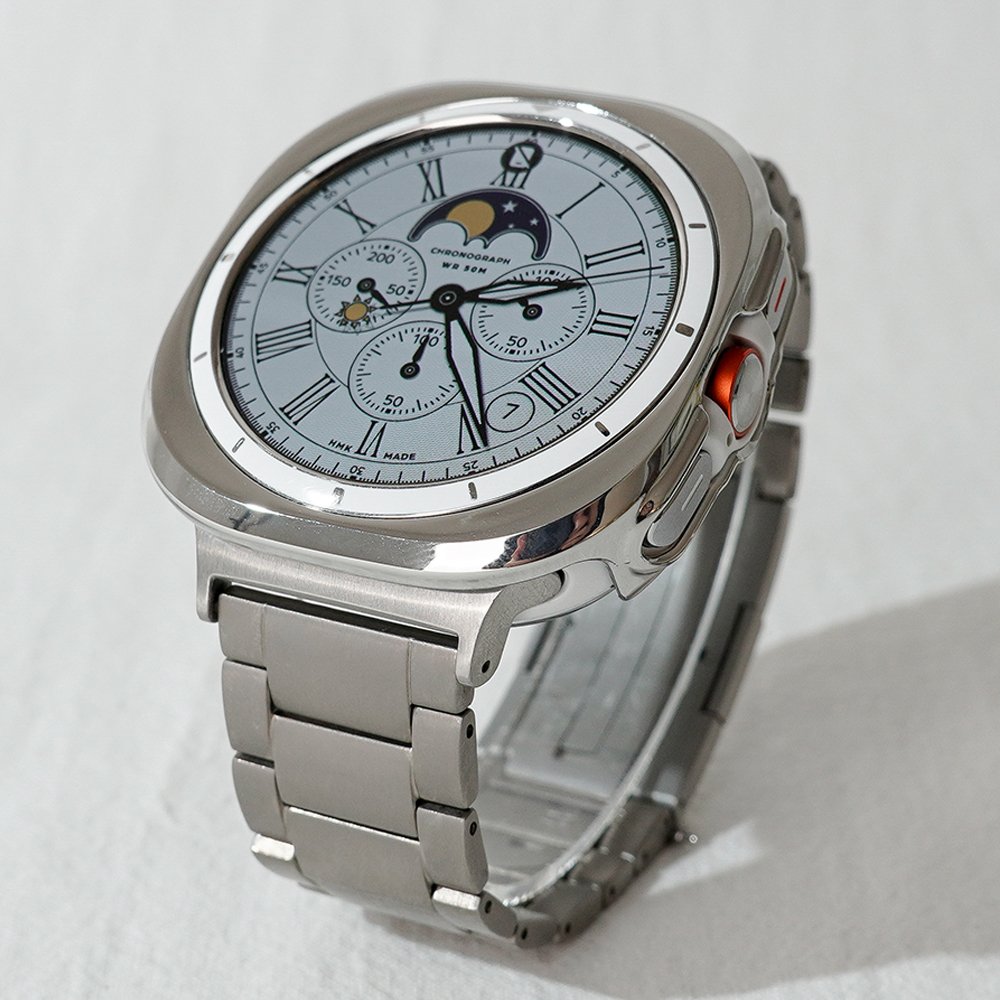 티타니즘 갤럭시워치7 6 5 4 티타늄 스트랩 원터치 메탈 클래식 44mm 40mm 호환 상세 이미지 1