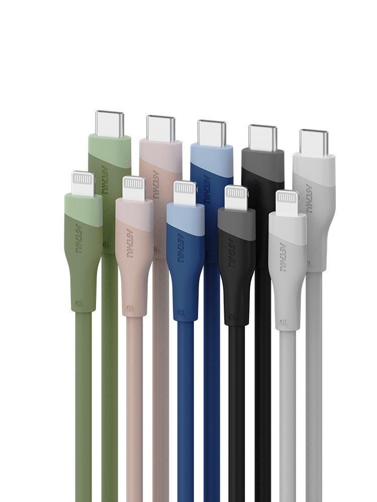 실키 USB C타입 to 라이트닝 8핀 MFi 고속충전 케이블 50cm 상세 이미지 2