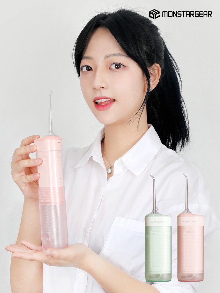 몬스타기어 이워터케어B 휴대용 무선 구강세정기 치석제거기 덴탈케어 입냄새 제거 상세 이미지 1